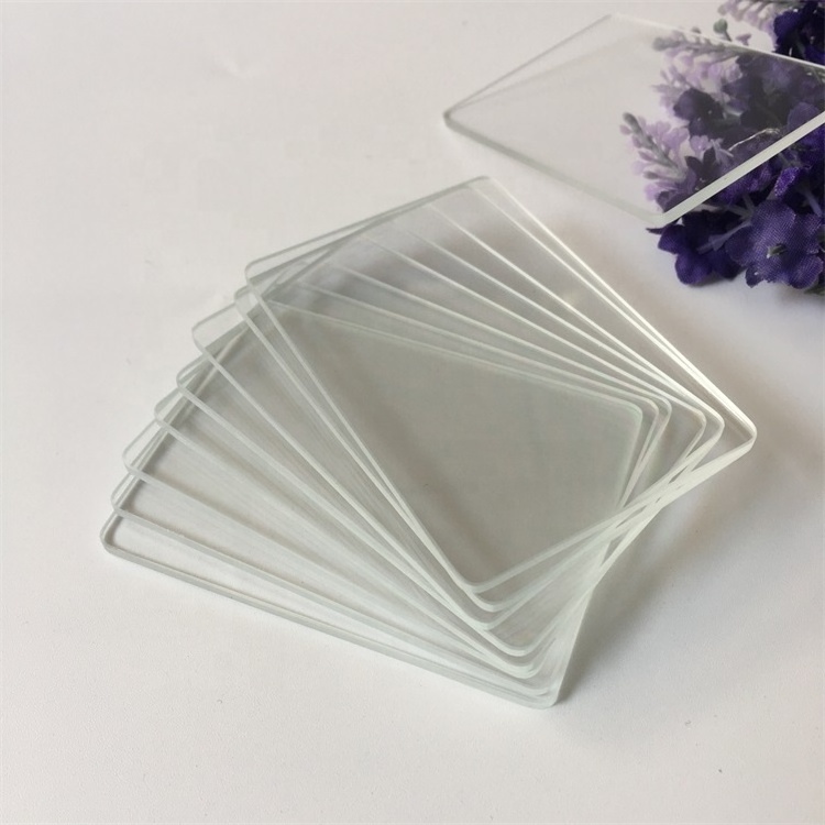 Glass factory customized Modern light square solar glass for ceiling light covers