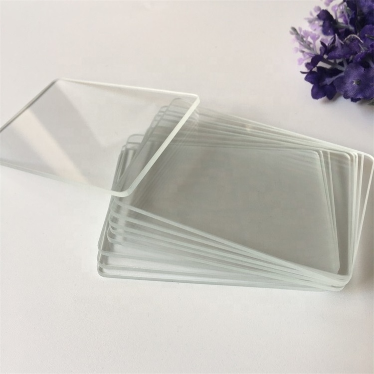 Glass factory customized Modern light square solar glass for ceiling light covers