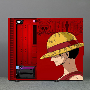 One Piece Anime ATX PC Gaming Computer Cases & Full Towers CPU RGB Table Glass Desktop Luffy Cover Case