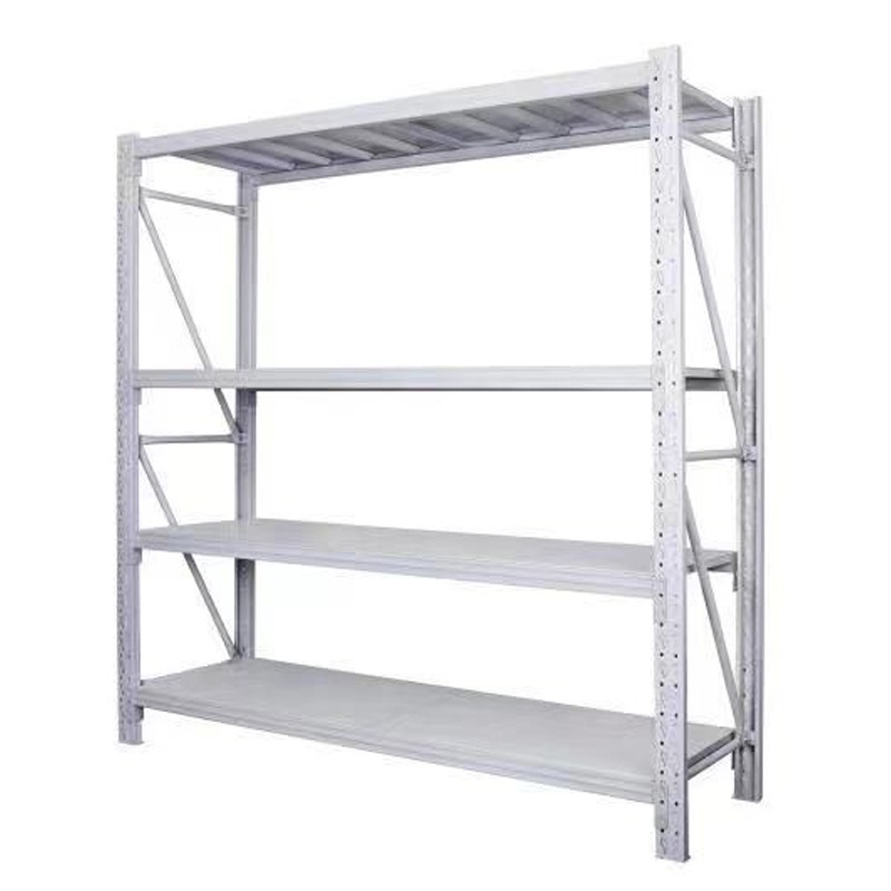 Boltless Shelving Racking Systems Industrial Warehouse Storage Rack Shelf Heavy Duty for Metal Original Black Cover White Blue