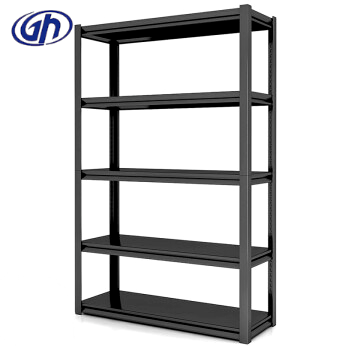 Bolted free home Metal rack system Office shelving Hidden Hole rivet shelves Corner shelves with metal plate home shelving