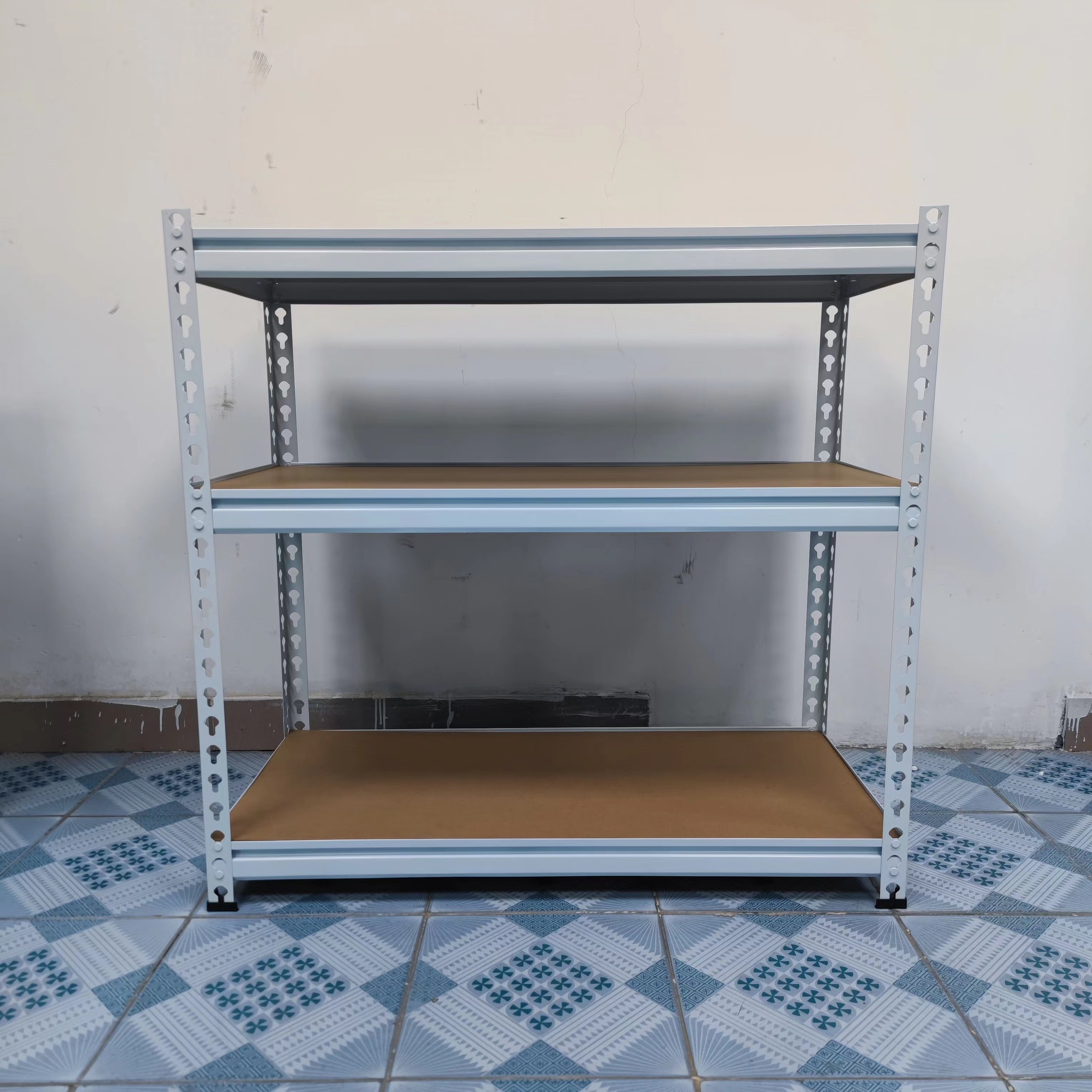 High quality commercial  warehouse boltless rack stainless steel kitchen storage shelf 5 Layer multipurpose stacking shelves