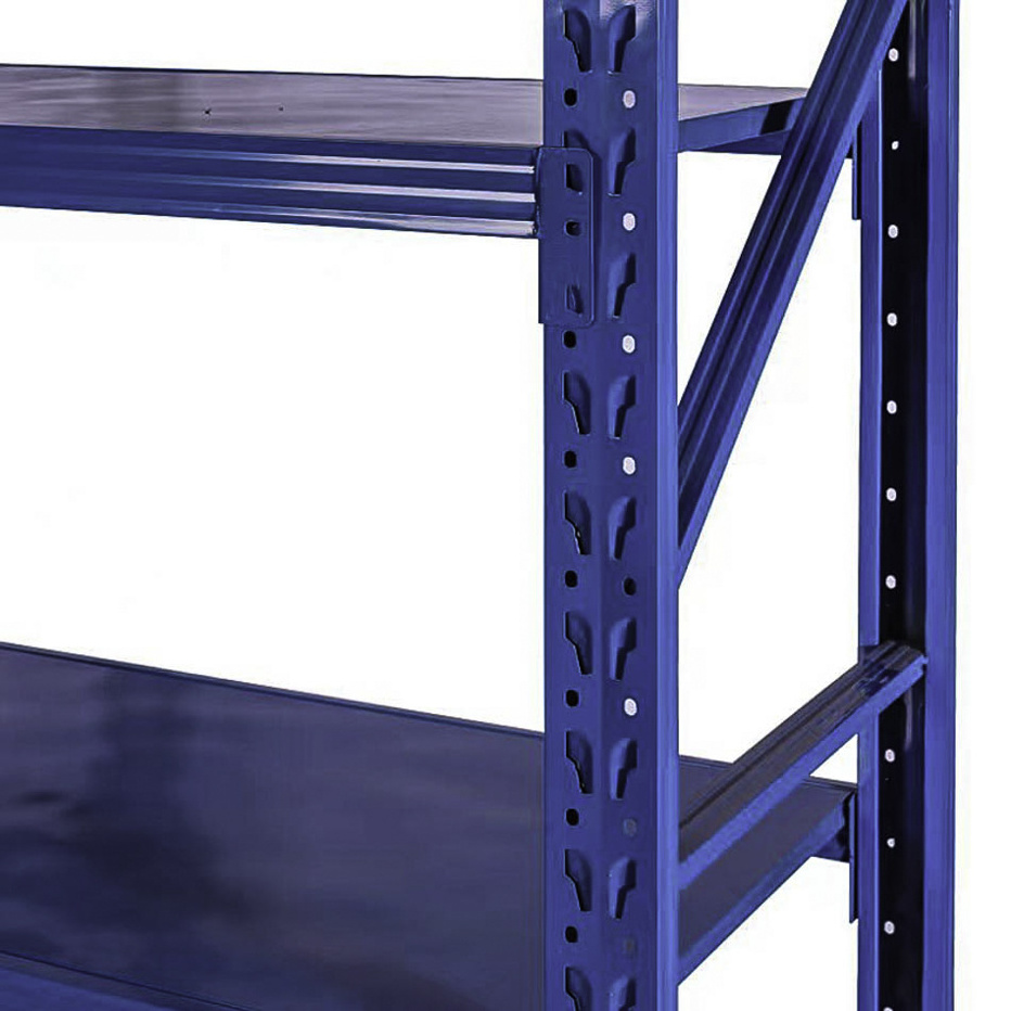 Boltless Slot Shelving Racking Systems Industrial Warehouse Multi Functional Storage Rack New Design Light Steel Duty Rack