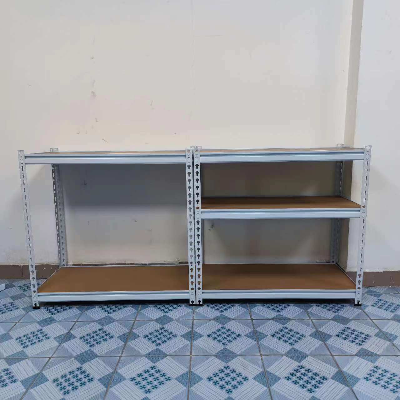 High quality commercial  warehouse boltless rack stainless steel kitchen storage shelf 5 Layer multipurpose stacking shelves