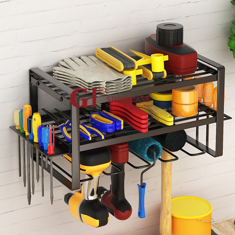 Hot Sale Hammer Drill Display Rack Hardware Shelves Tools Display Stand For Workshop Retail Shop