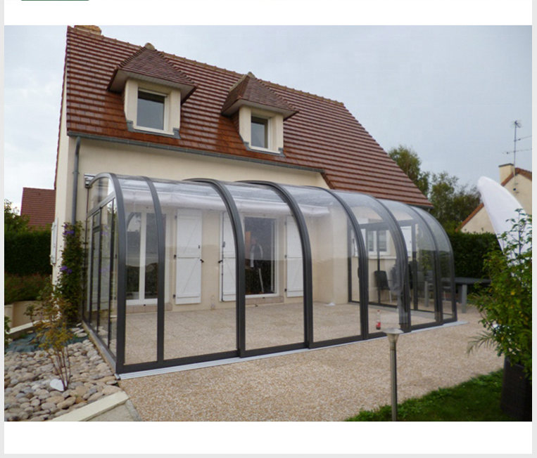 Sun House Sunroom With Electric Roof Glass Sun Room With Floor Security Glass Garden