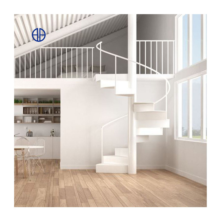 Guaranteed Quality Unique Exterior Wood Stair Railing Stainless Steel Stair For Small Space