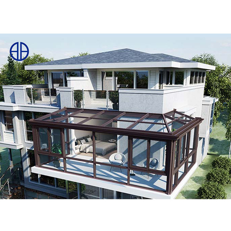 Hot Sales Prefabricated House The Modern Insulating Glass Green House Sunroom Aluminum Sun Room