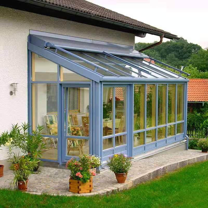 economic manufacturer modular  awnings luxury glass metal frame ready made prefabricated portable aluminum customized sunroom