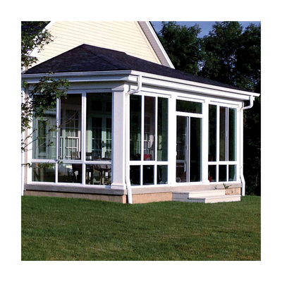 Factory Direct Sale Anti Noise Insulated Glass Garden Sun Room Aluminum House Open Air Veranda Sunroom Good Sunlight