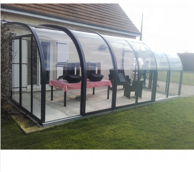 Sun House Sunroom With Electric Roof Glass Sun Room With Floor Security Glass Garden