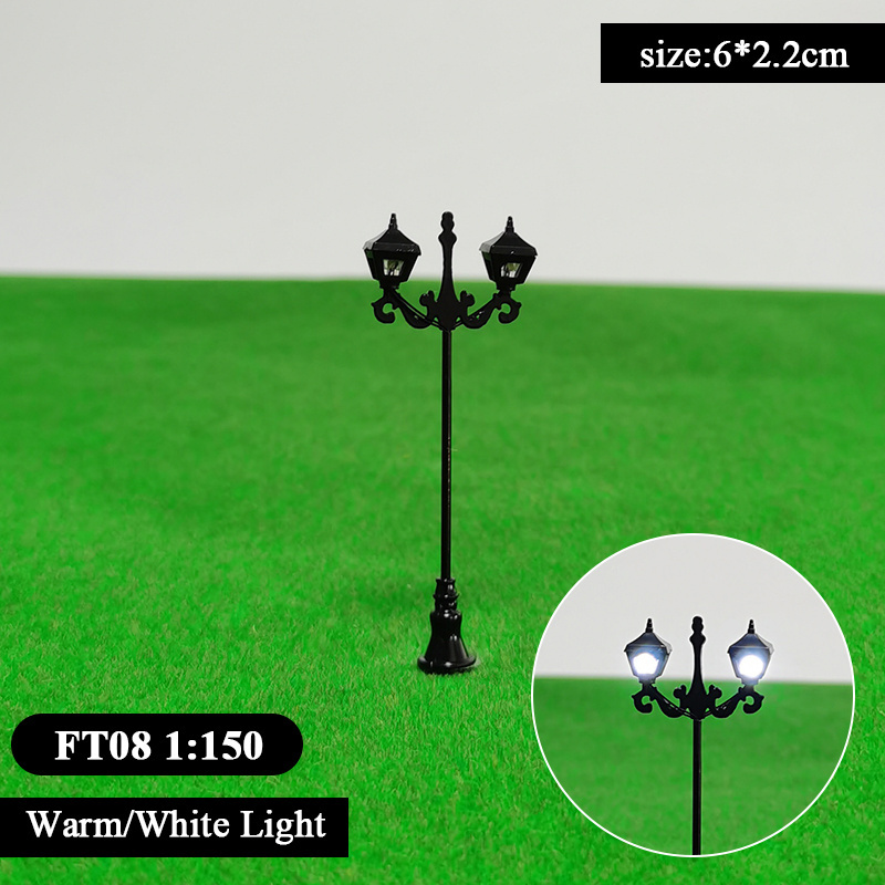 1:87 HO N Model Train Railway Scale Lamp Architectural Model Making Model Train Layout Scale