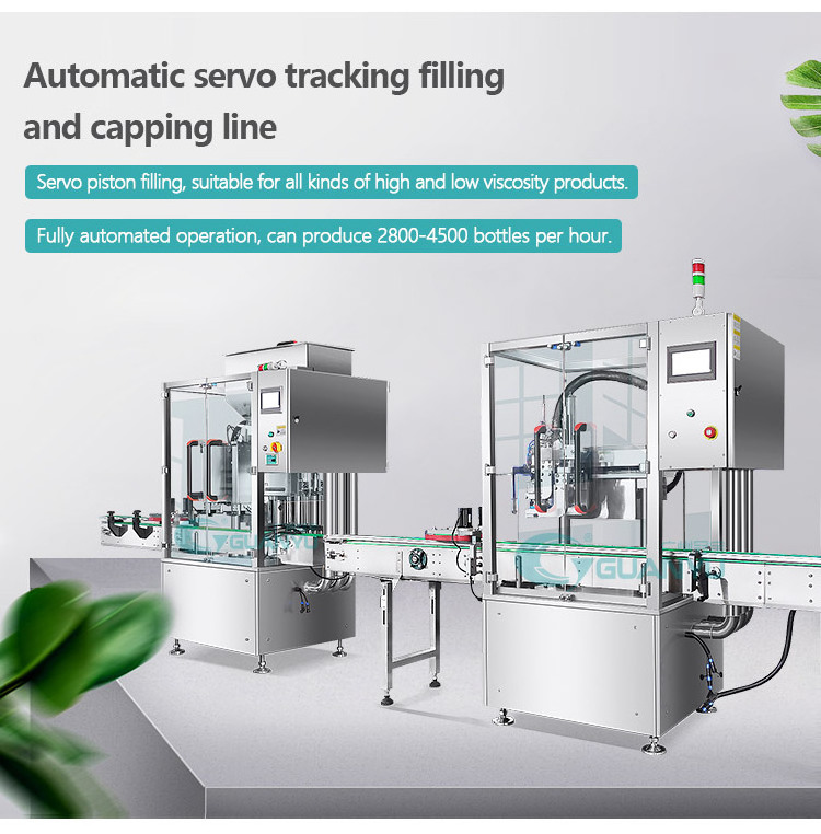 Full Automatic 2 Heads Shampoo and Liquid Soap Production Line Chemical Hand Wash Liquid Detergent Soap Filling Capping Machine