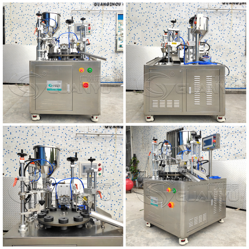 Hot Sell Automatic inner heatng plastic toothpaste cosmetic shampoo cream tube filling machine sealing factory price