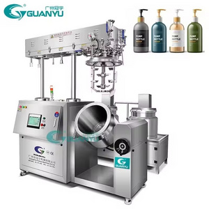 High Shear Bleach Cream Lotion Facial Cleanser Making Machine Cosmetic Cream Vacuum Emulsifying Mixer Machine