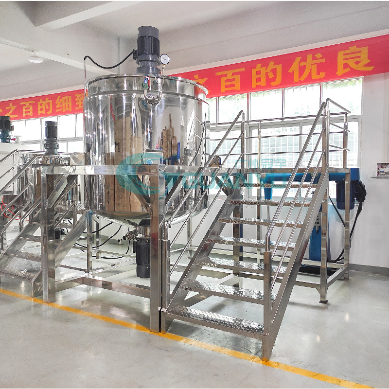 Stainless Steel Dishwashing Blending Tank Shampoo Liquid Detergent Mixer Conditioner Hand Wash Liquid Soap Making Machine