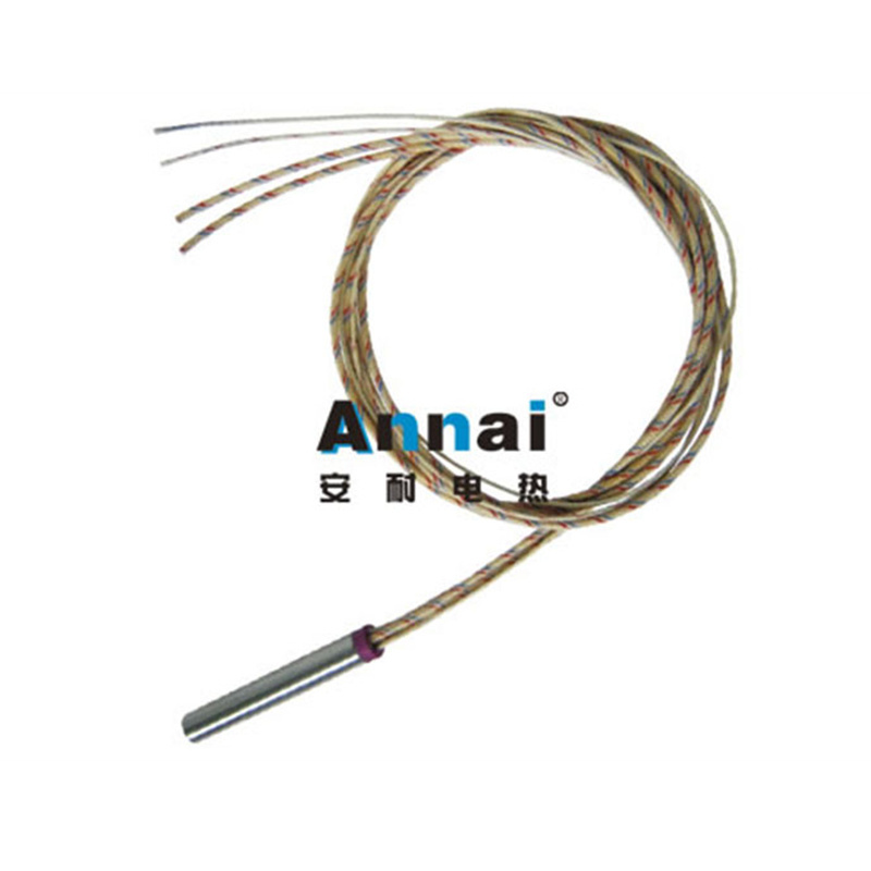 High Density Interior Wire Electric Cylindrical Heating Tube 220V Cartridge Heater With K Type Thermocouple