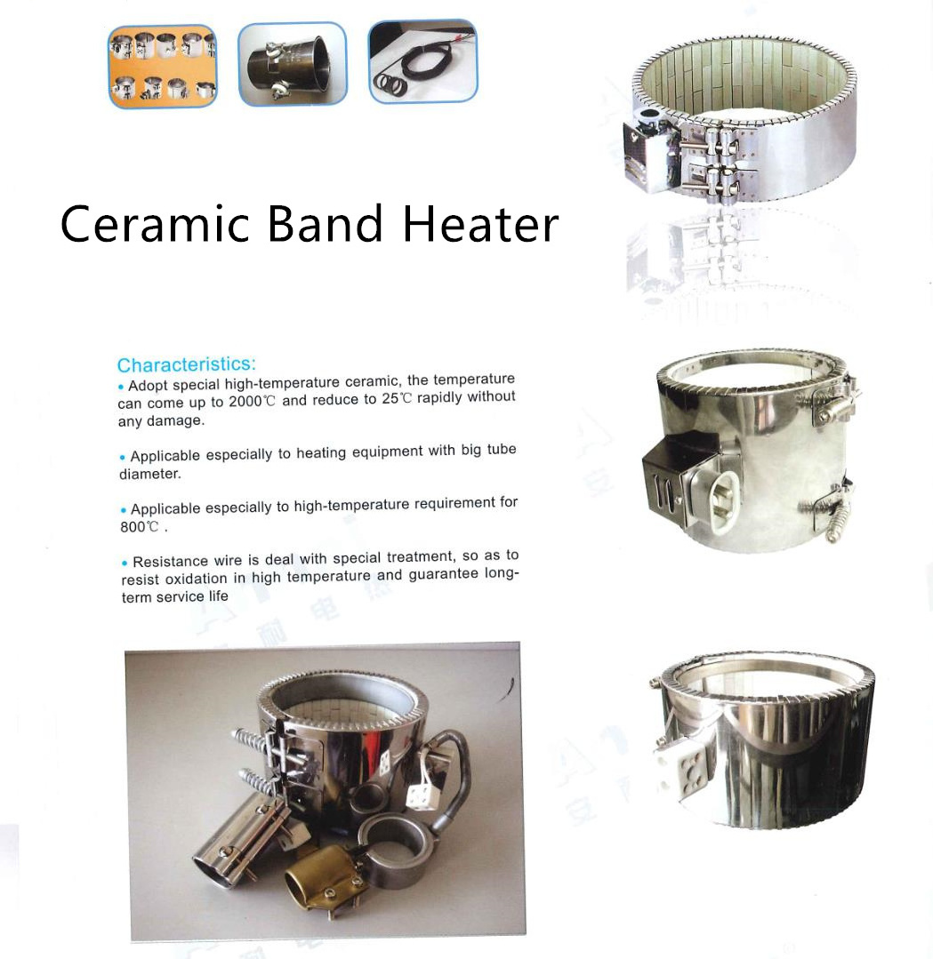 OEM Annular Heating Ring Electrothermal Ceramic Stick Band 150mmd Heater Bands For Injection Molding