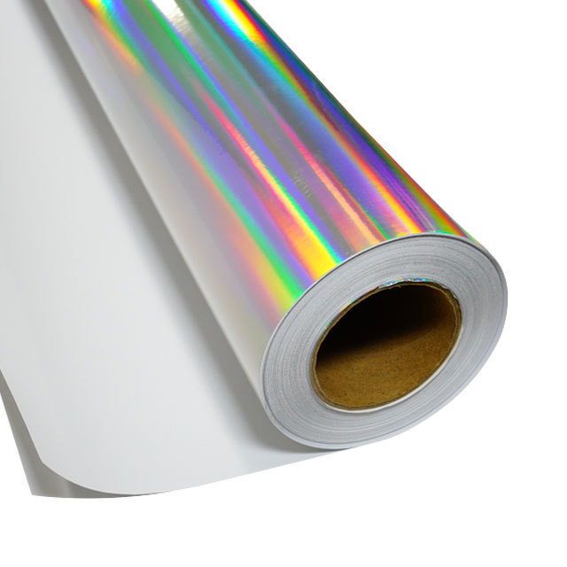 transfer holographic laser wrapping paper rainbow holographic paperboard for toothpaste box vinyl