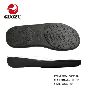 wholesale pu with tpu shoe outsole for men shoes