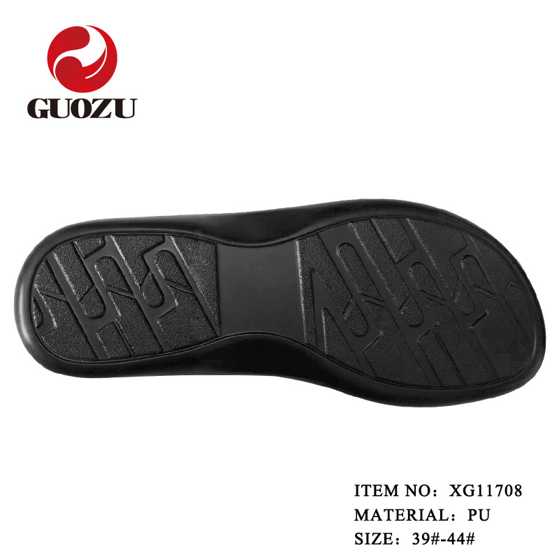 Two Pieces PU Sole Design Men Arabic Sandal Sole for Selling