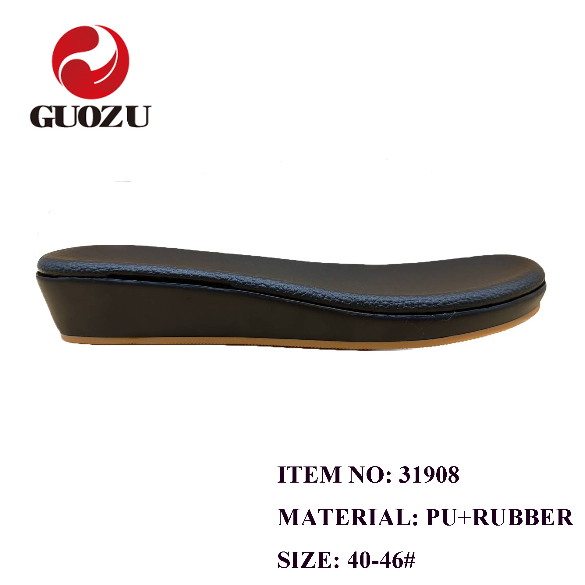 Hot selling PU TPU Sole Double Casual Sandal Sole Popular Sole in Arab for Men Shoes Making