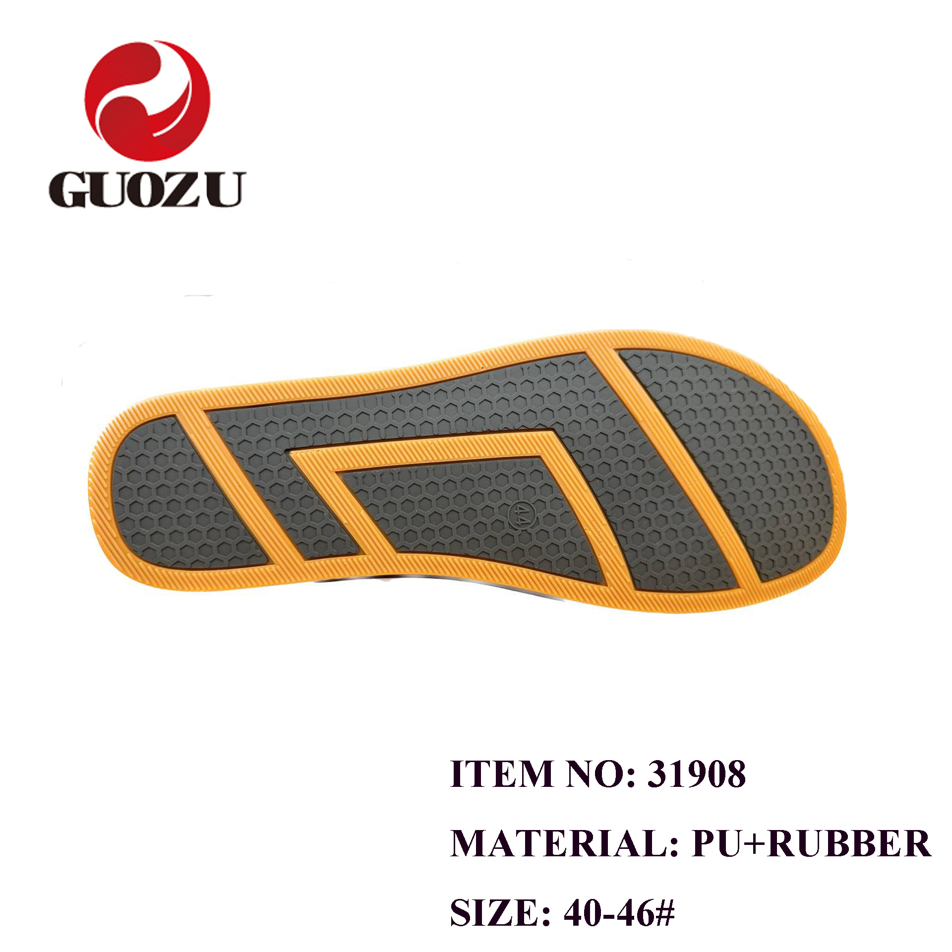 Hot selling PU TPU Sole Double Casual Sandal Sole Popular Sole in Arab for Men Shoes Making