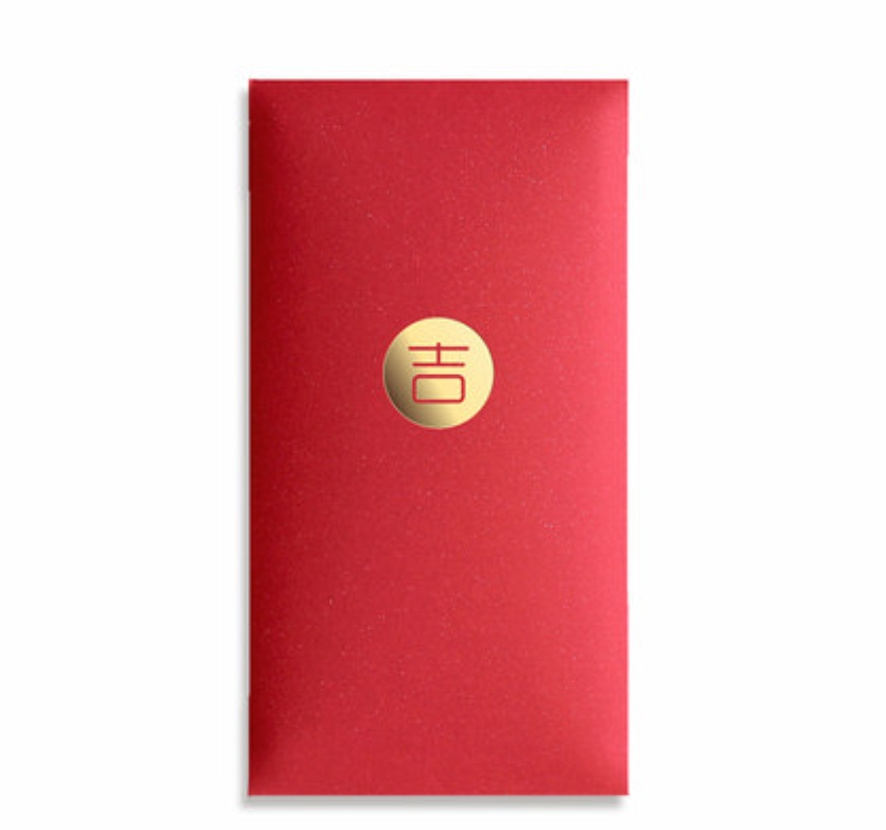 Wholesale Custom 2024 Chinese New Year Hongbao Red Packets Lucky Money Red Paper Envelopes