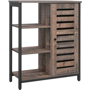 Superior Quality Rustic Wood Storage Cabinets with Drawers Widely Used Living Room Bathroom Hall Laundry Display Store Cabinet