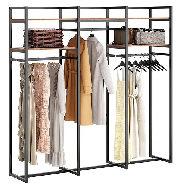 Clothing Rack Low Price Wall Clothes Hanger Coat Shelf Home Furniture Coat Shelf Rack Cloth Rack Stand Storage Display Shelves