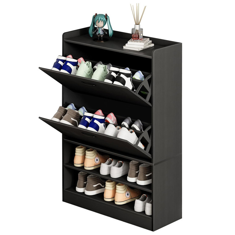 Entryway Tall Shoe Rack Shelf Front Door Entrance Closet Drawers Shelves Free Standing Organizer Furniture Shoe Storage Cabinet