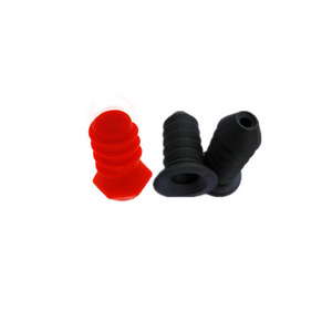 27 years OEM Custom your design soft silicone rubber conductive waterproof anti leakage adjustable threaded head stopper