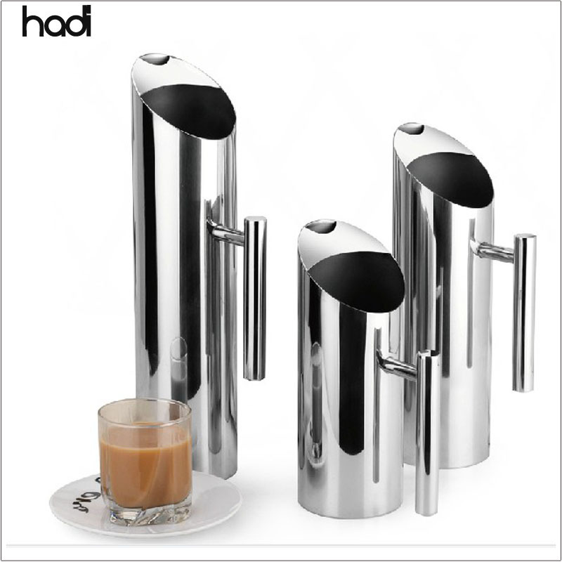 Hotel supplies wholesale restaurant tea pots luxury gold arab coffee jug stainless steel hot arabic water pot