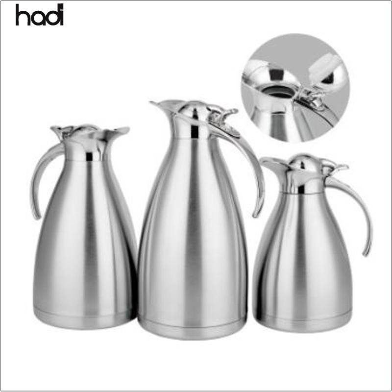 Hotel supplies wholesale restaurant tea pots luxury gold arab coffee jug stainless steel hot arabic water pot