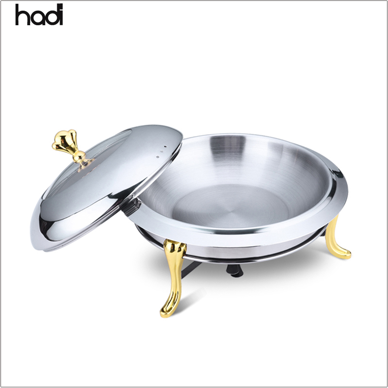 Guangzhou hadi commercial grill restaurant mini new chafing dishes buffet food warmers tiger oval warmer buffet serving dish