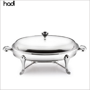 Guangzhou hadi commercial grill restaurant mini new chafing dishes buffet food warmers tiger oval warmer buffet serving dish