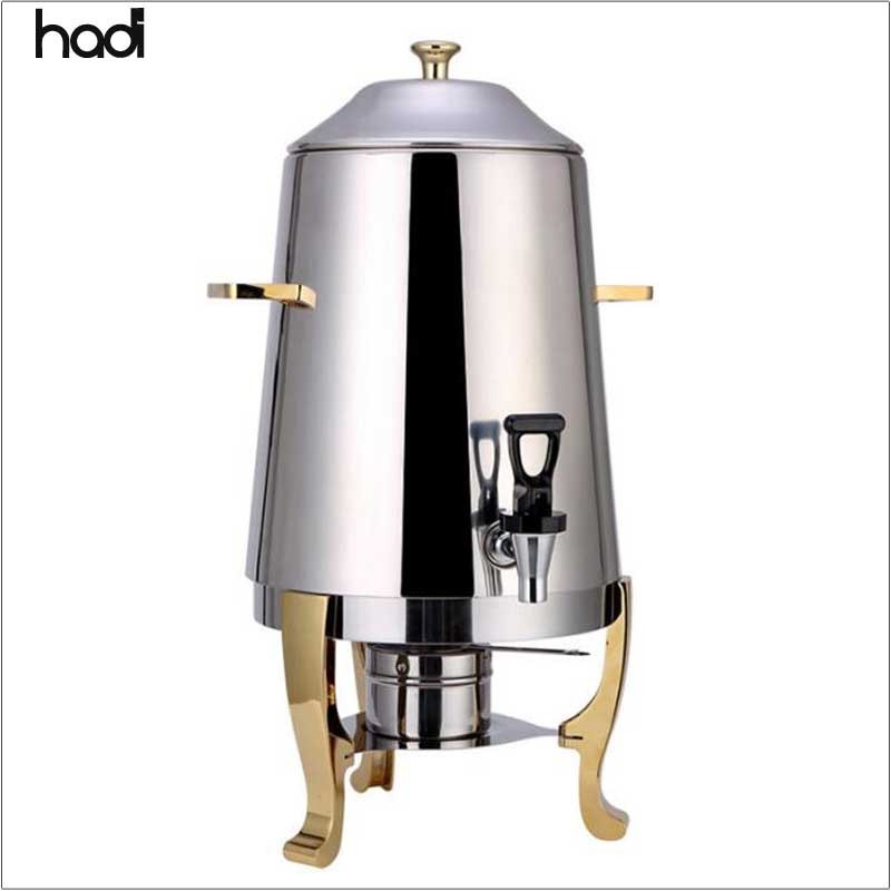 Guangzhou stainless steel milk dispenser big capacity hot chocolate coffee and tea dispenser commercial coffee dispenser urn