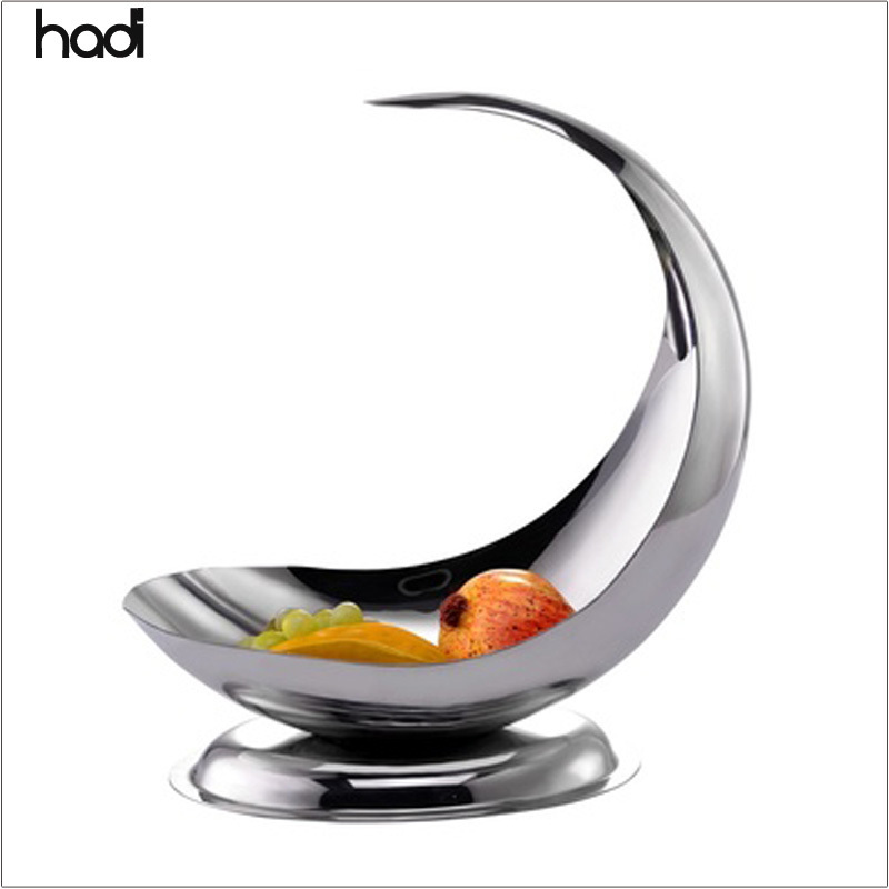 Cater equip buffet hotel hot selling 	decor fruit bowl german gold and silver decorative bowl round stainless steel salad bowl