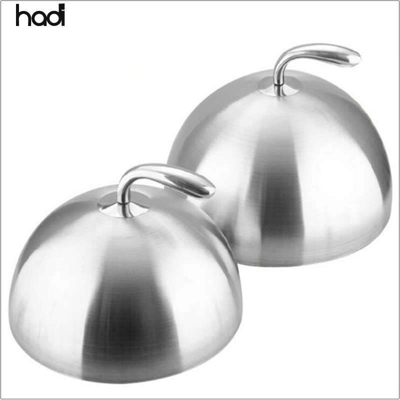 Buffet accessories stainless steel dome dish plate food cover silver food cover , gold stainless dish cover