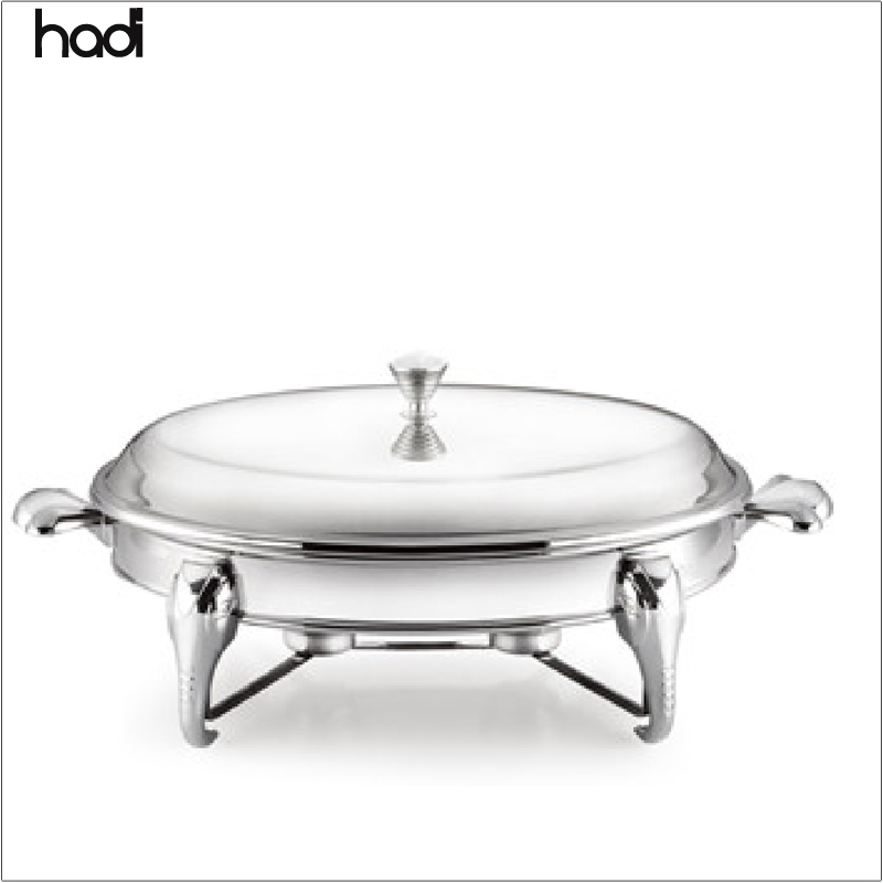 Guangzhou hadi commercial grill restaurant mini new chafing dishes buffet food warmers tiger oval warmer buffet serving dish