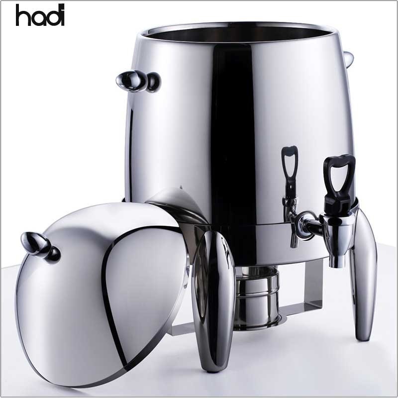 Guangzhou stainless steel milk dispenser big capacity hot chocolate coffee and tea dispenser commercial coffee dispenser urn