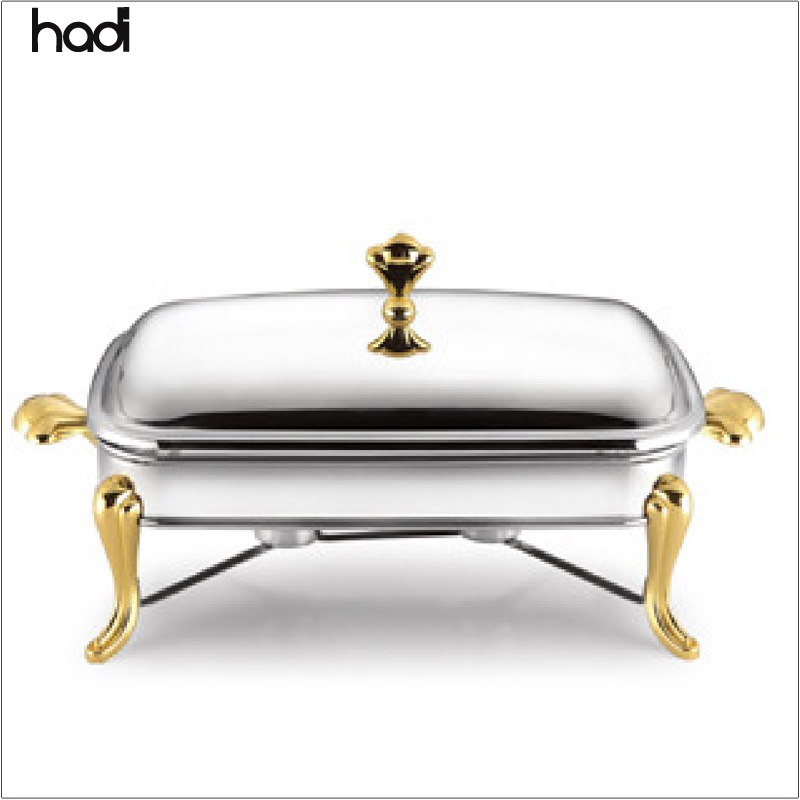 Guangzhou hadi commercial grill restaurant mini new chafing dishes buffet food warmers tiger oval warmer buffet serving dish