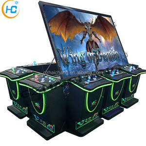 New Design Popular Fish Game Cabinet 8player Arcade Fish Game Machine Ocean King 3 Plus fish game table