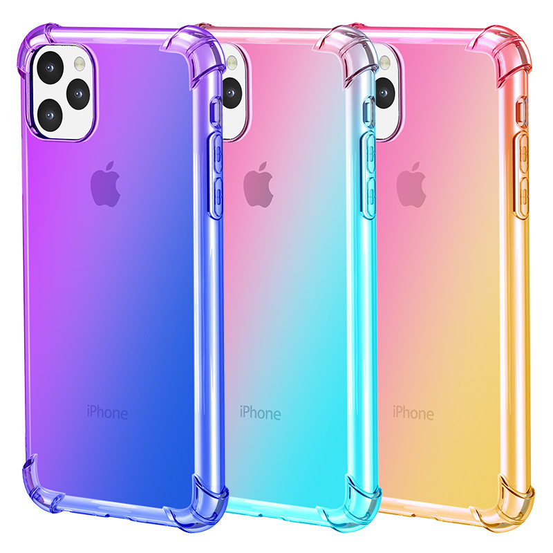 1.5MM TPU Shockproof Color Changing Cell Phone Case For Iphone 15 14 Plus 13 Pro Max 12 Mini XS XR