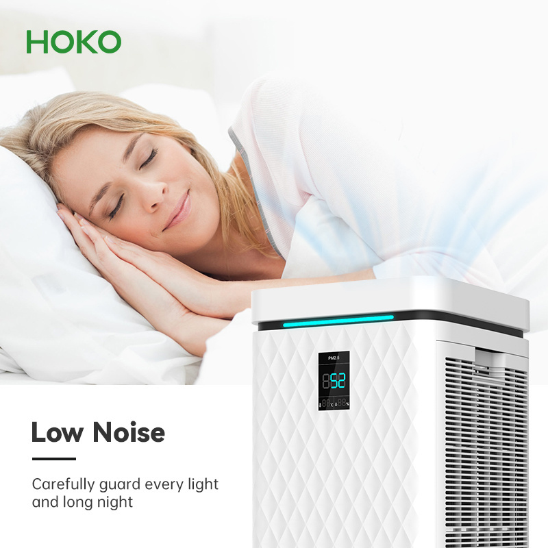 Oem Portable Home Large Air Cleaner  Room Wifi Hepa Smart Air Purifiers Air Purification