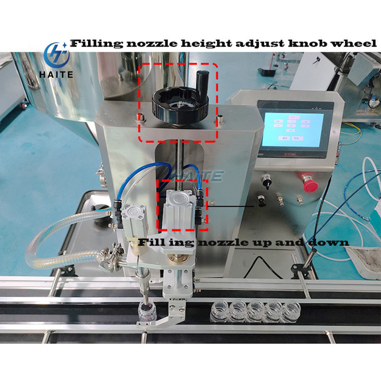 Automatic Cream Lotion Liquid Cosmetic Filling Machine Filling Packing Production Line