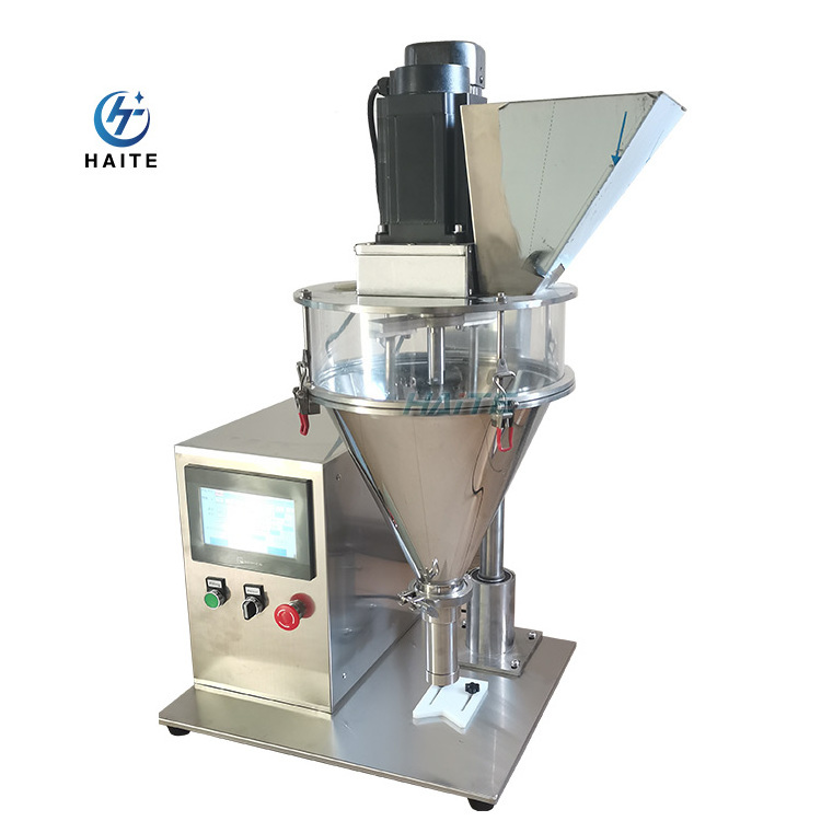 Semi Automatic 500g ABC Dry Powder Auger Filling Packing Machine / 50g Manual Auger Doser Filler