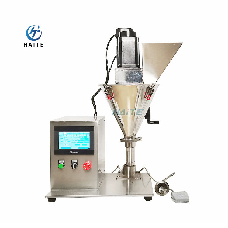 Small Semi-automatic Desktop Auger Spice Powder Flour Fine Powder Filling Machine Auger Filler Machine