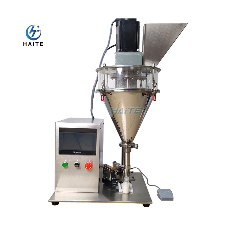 Small Semi-automatic Desktop Auger Spice Powder Flour Fine Powder Filling Machine Auger Filler Machine