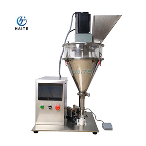 Small Semi-automatic Desktop Auger Spice Powder Flour Fine Powder Filling Machine Auger Filler Machine